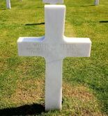 Graf van de Amerikaanse soldaat Willis Bettis, die tijdens de Tweede Wereldoorlog in Normandië heeft gevochten.