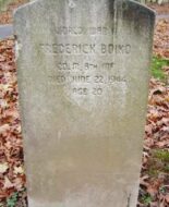 Graf van de Amerikaanse soldaat BOIKO Frederick, die tijdens de Tweede Wereldoorlog in Normandië heeft gevochten.